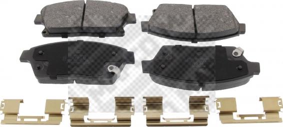 Mapco 6958 - Brake Pad Set, disc brake autospares.lv