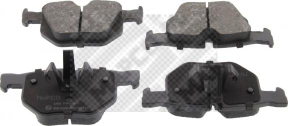 Mapco 6900 - Brake Pad Set, disc brake autospares.lv