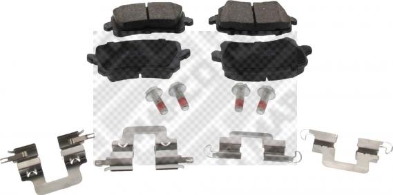 Mapco 6914 - Brake Pad Set, disc brake autospares.lv