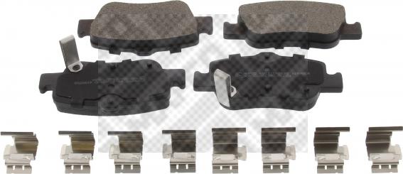 Mapco 6911 - Brake Pad Set, disc brake autospares.lv