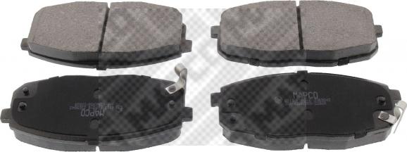 Mapco 6913 - Brake Pad Set, disc brake autospares.lv