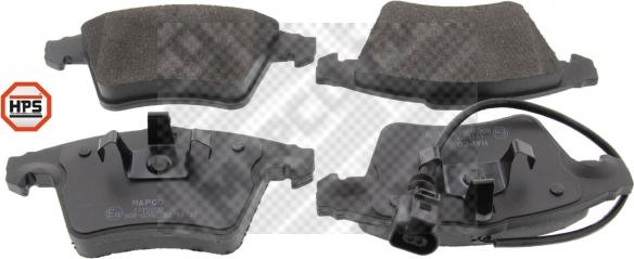 Mapco 6989HPS - Brake Pad Set, disc brake autospares.lv