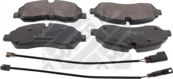 Mapco 6981 - Brake Pad Set, disc brake autospares.lv