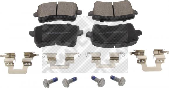 Mapco 6929 - Brake Pad Set, disc brake autospares.lv