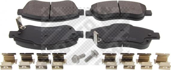 Mapco 6926 - Brake Pad Set, disc brake autospares.lv