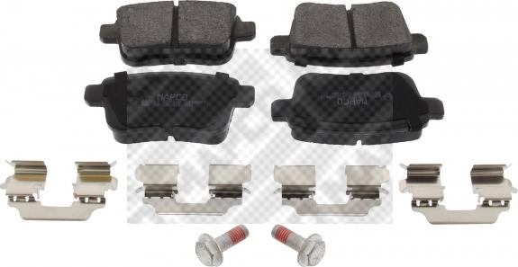 Mapco 6928/1 - Brake Pad Set, disc brake autospares.lv