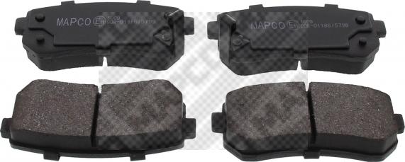 Mapco 6922 - Brake Pad Set, disc brake autospares.lv