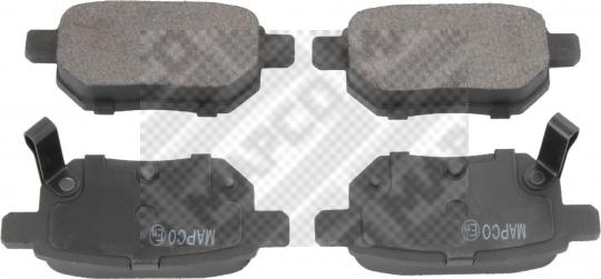 Mapco 6927 - Brake Pad Set, disc brake autospares.lv