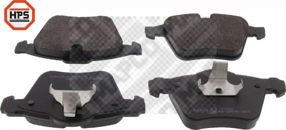 Mapco 6975HPS - Brake Pad Set, disc brake autospares.lv