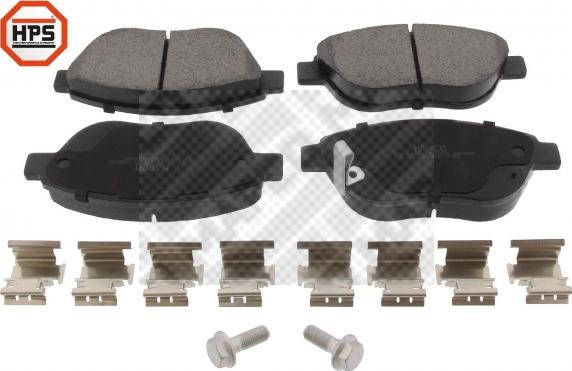 Mapco 6971HPS - Brake Pad Set, disc brake autospares.lv