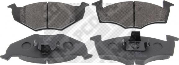 Mapco 6496 - Brake Pad Set, disc brake autospares.lv