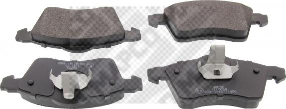 Mapco 6467 - Brake Pad Set, disc brake autospares.lv