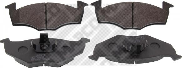 Mapco 6406/2 - Brake Pad Set, disc brake autospares.lv