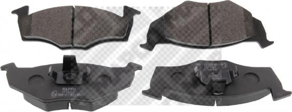 Mapco 6406 - Brake Pad Set, disc brake autospares.lv