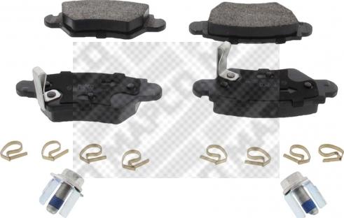 Mapco 6480 - Brake Pad Set, disc brake autospares.lv