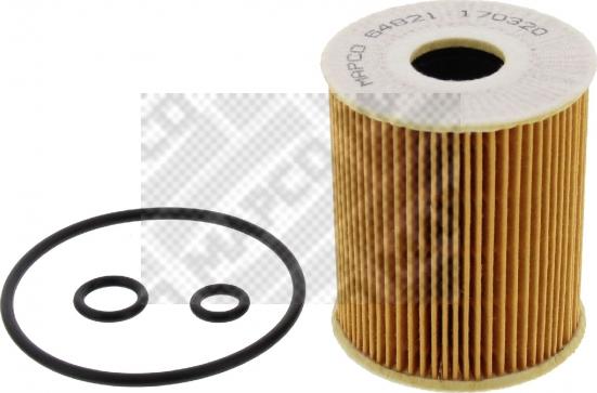 Mapco 64821 - Oil Filter autospares.lv