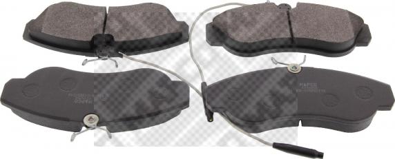 Mapco 6432 - Brake Pad Set, disc brake autospares.lv