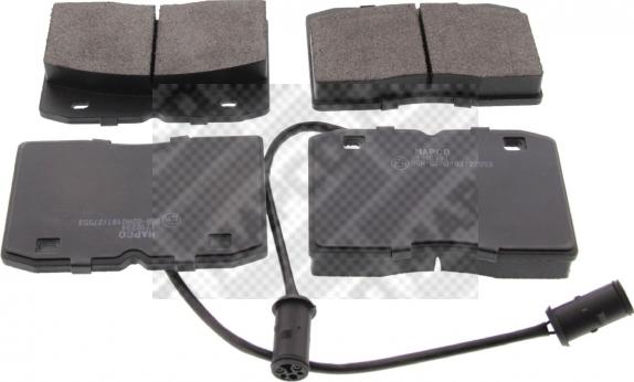 Mapco 6429 - Brake Pad Set, disc brake autospares.lv