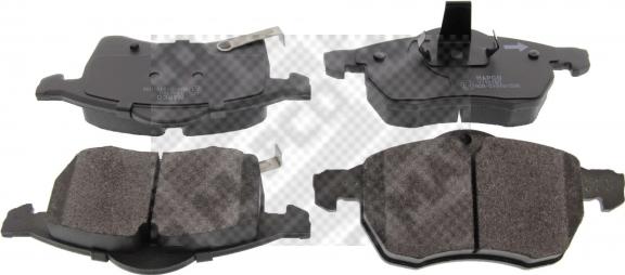 Mapco 6478 - Brake Pad Set, disc brake autospares.lv