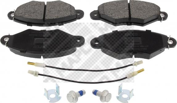 Mapco 6472 - Brake Pad Set, disc brake autospares.lv