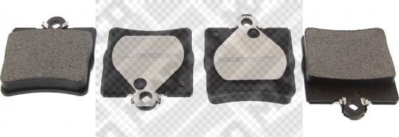 Mapco 6599 - Brake Pad Set, disc brake autospares.lv