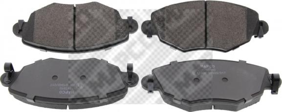 Mapco 6544 - Brake Pad Set, disc brake autospares.lv