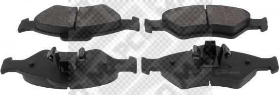 Mapco 6545 - Brake Pad Set, disc brake autospares.lv