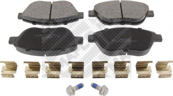 Mapco 6548/1 - Brake Pad Set, disc brake autospares.lv
