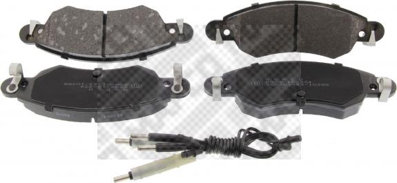 Mapco 6558 - Brake Pad Set, disc brake autospares.lv