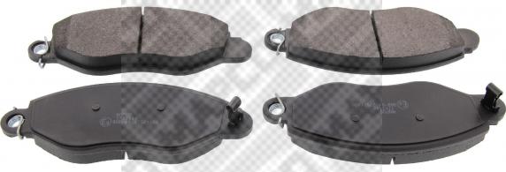 Mapco 6569 - Brake Pad Set, disc brake autospares.lv