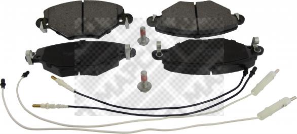 Mapco 6565 - Brake Pad Set, disc brake autospares.lv