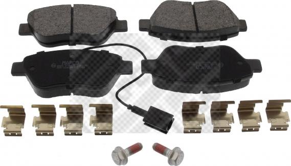 Mapco 6560 - Brake Pad Set, disc brake autospares.lv