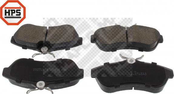 Mapco 6584HPS - Brake Pad Set, disc brake autospares.lv