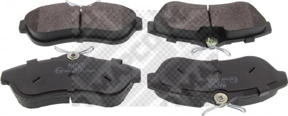 Mapco 6584 - Brake Pad Set, disc brake autospares.lv