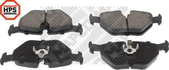 Mapco 6581HPS - Brake Pad Set, disc brake autospares.lv