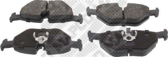 Mapco 6581 - Brake Pad Set, disc brake autospares.lv