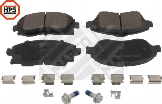 Mapco 6583HPS - Brake Pad Set, disc brake autospares.lv