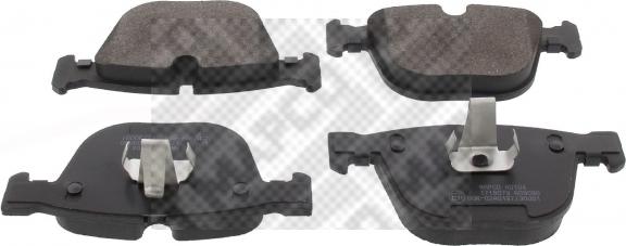 Mapco 6535 - Brake Pad Set, disc brake autospares.lv