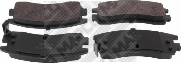 Mapco 6520 - Brake Pad Set, disc brake autospares.lv