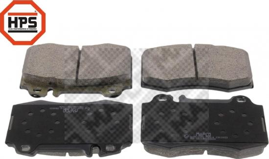 Mapco 6699/1HPS - Brake Pad Set, disc brake autospares.lv