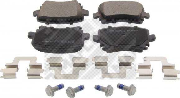 Mapco 6696/1HPS - Brake Pad Set, disc brake autospares.lv