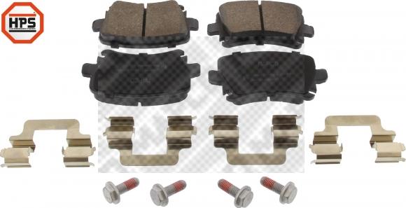 Mapco 6696HPS - Brake Pad Set, disc brake autospares.lv