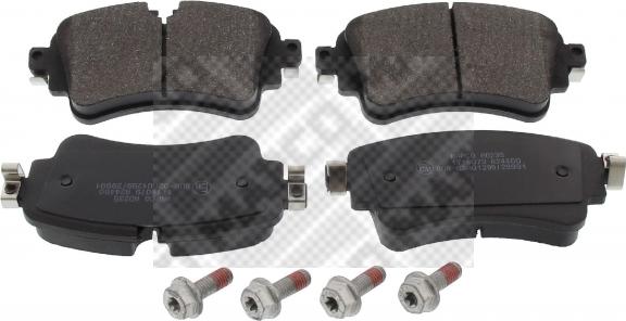 Mapco 6690 - Brake Pad Set, disc brake autospares.lv