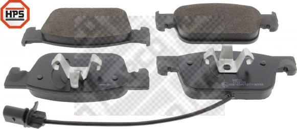 Mapco 6691HPS - Brake Pad Set, disc brake autospares.lv