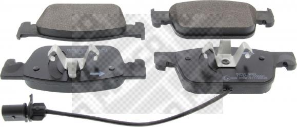 Mapco 6691 - Brake Pad Set, disc brake autospares.lv