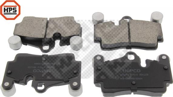 Mapco 6642HPS - Brake Pad Set, disc brake autospares.lv