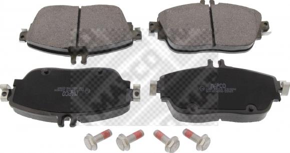 Mapco 6647 - Brake Pad Set, disc brake autospares.lv