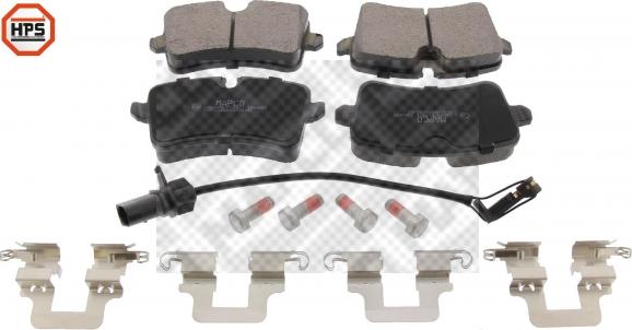 Mapco 6666HPS - Brake Pad Set, disc brake autospares.lv