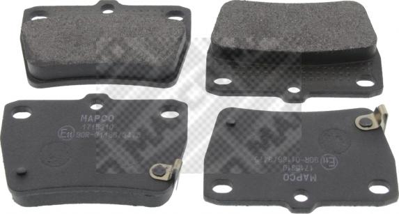 Mapco 6603 - Brake Pad Set, disc brake autospares.lv