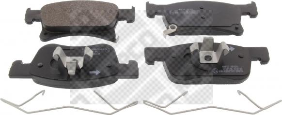 Mapco 6681 - Brake Pad Set, disc brake autospares.lv